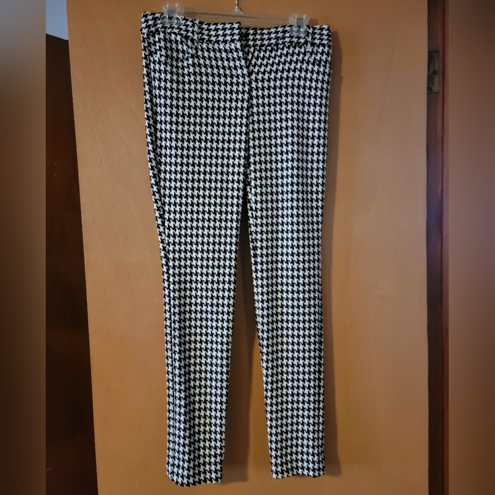 Express Houndstooth Columnist Dress Pants